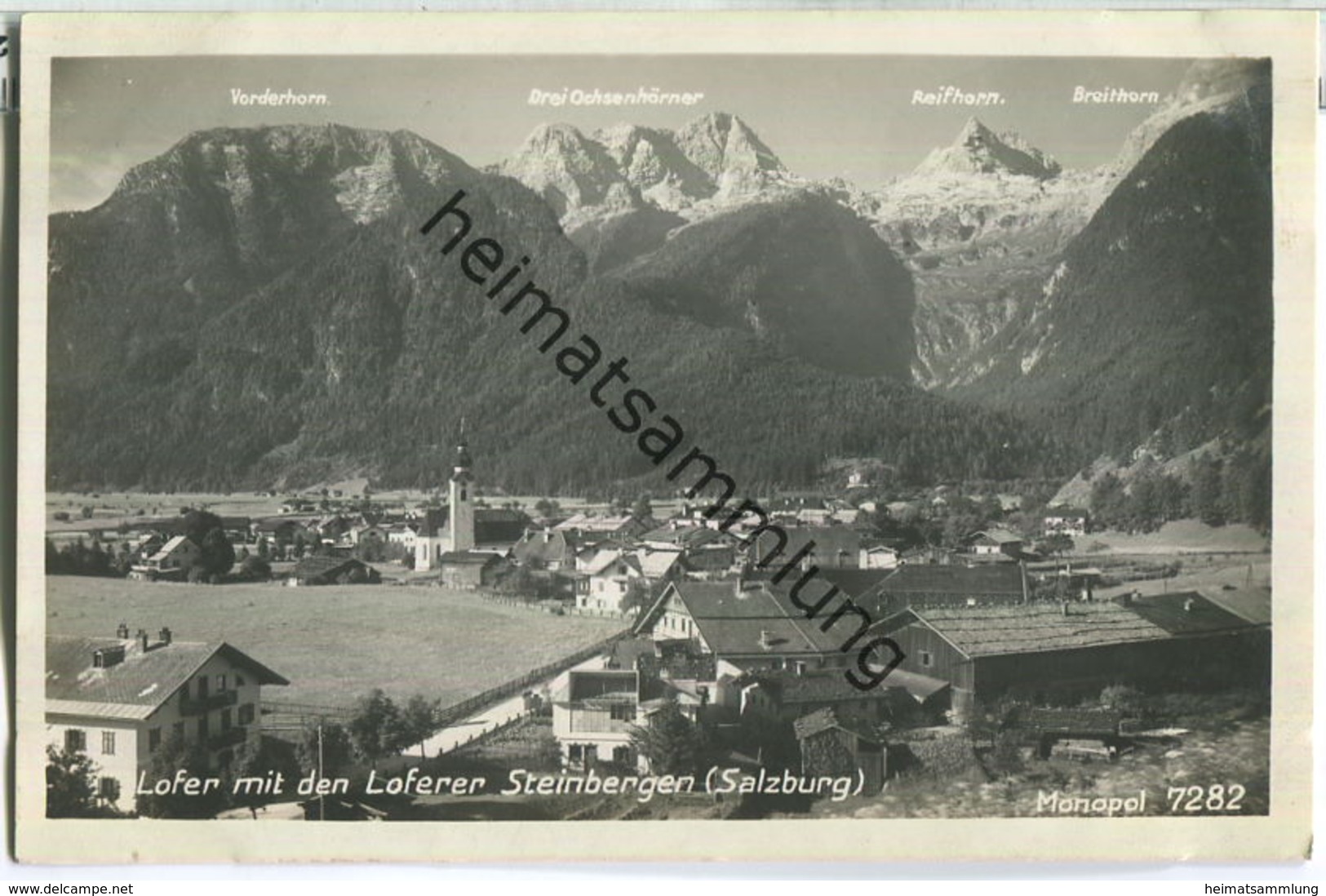 Lofer - Steinberge - Foto-Ansichtskarte - Verlag Schöllhorn Innsbruck - Lofer