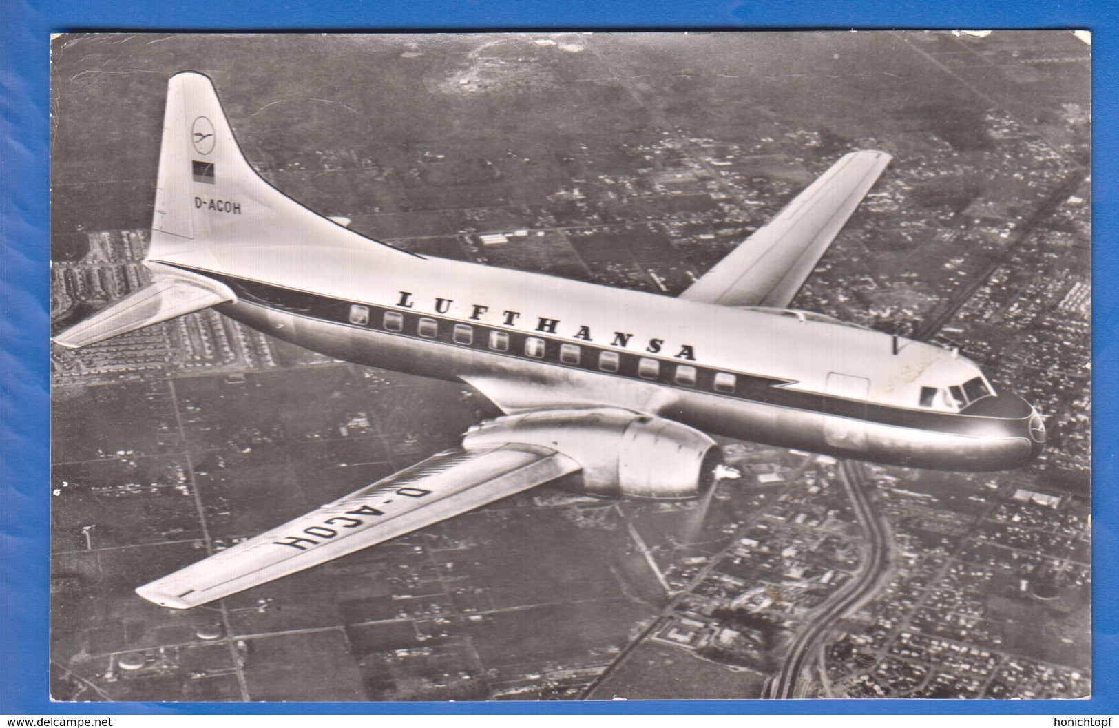 Flugzeug; Convair 340, Lufthansa 1956 - 1946-....: Moderne