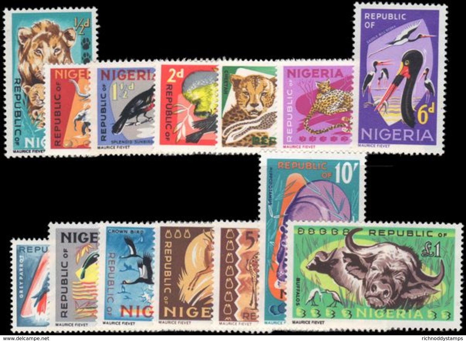 Nigeria 1965-66 Set Unmounted Mint. - Nigeria (1961-...)