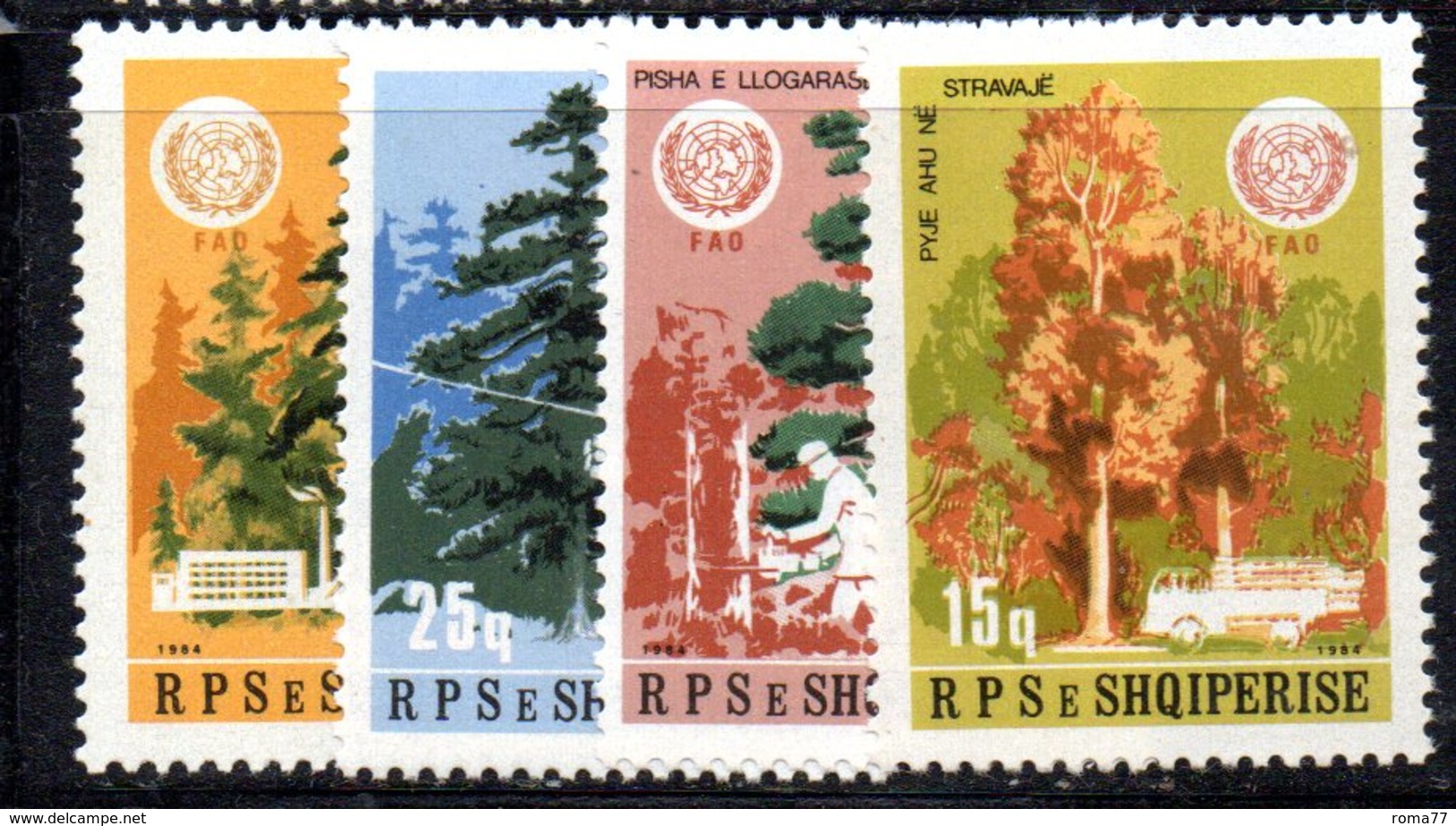 353 490 - ALBANIA 1984, Yvert N. 2040/2043  ***  MNH - Albania