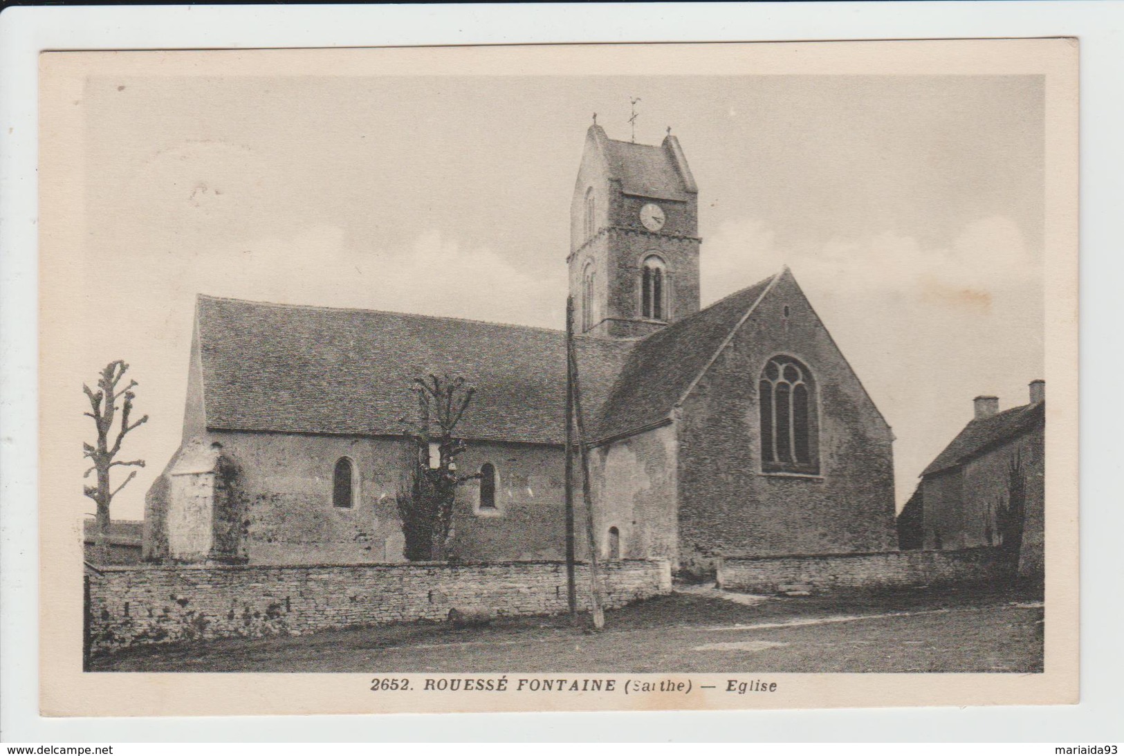 ROUESSE FONTAINE - SARTHE - EGLISE - Other & Unclassified