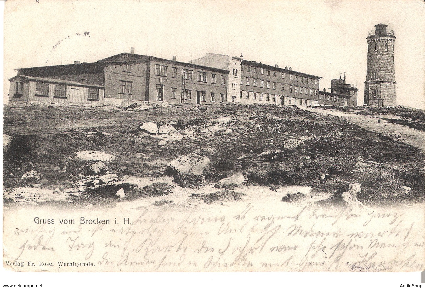 Gruss Vom Brocken V. 1903  Siehe Foto !! (058) - Oberharz