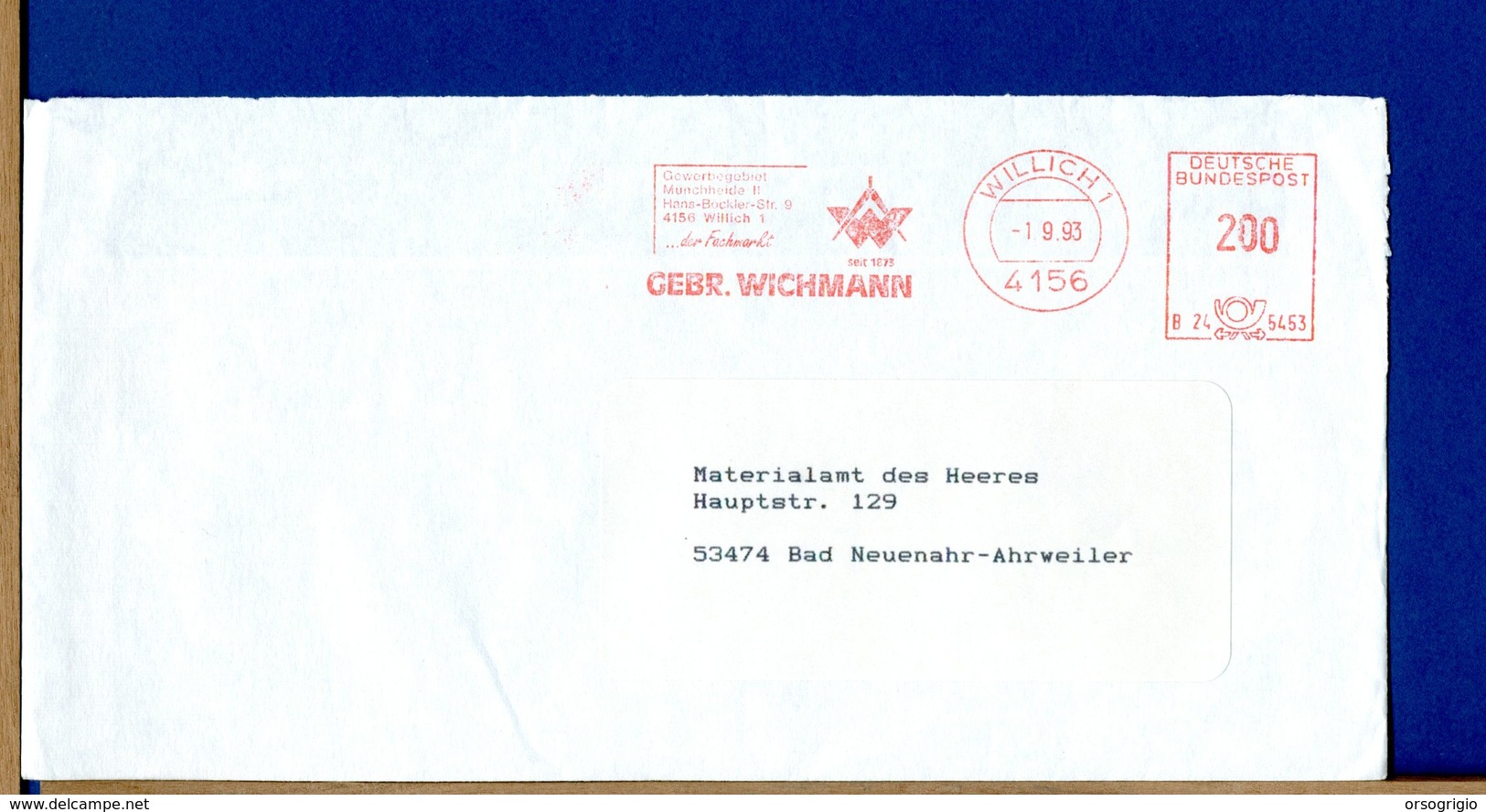 DEUTSCHE - EMA - WILLICH - WICHMANN - COMPASSO - Franking Machines (EMA)