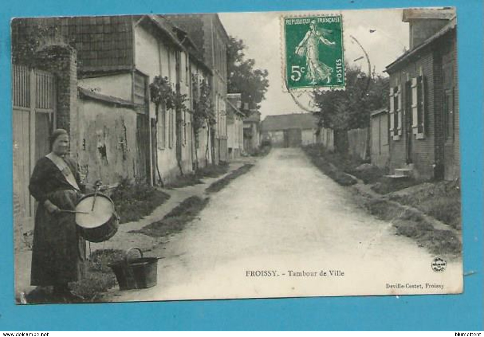 CPA Métier Tambour De Ville Garde Champêtre FROISSY 60 - Froissy