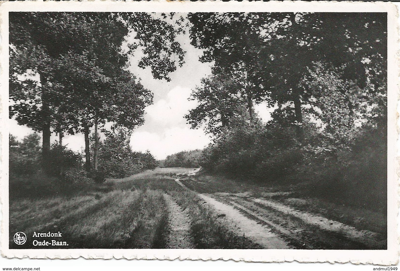 ARENDONK - Oude-Baan - Oblitération De 1943 - Uitg. Wwe J. Carpentier-Vosters, Arendonk - Arendonk