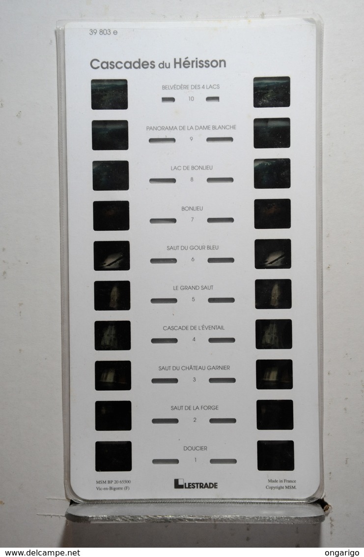 LESTRADE  MSM   39803 E  CASCADES DU HÉRISSON - Stereoscopes - Side-by-side Viewers