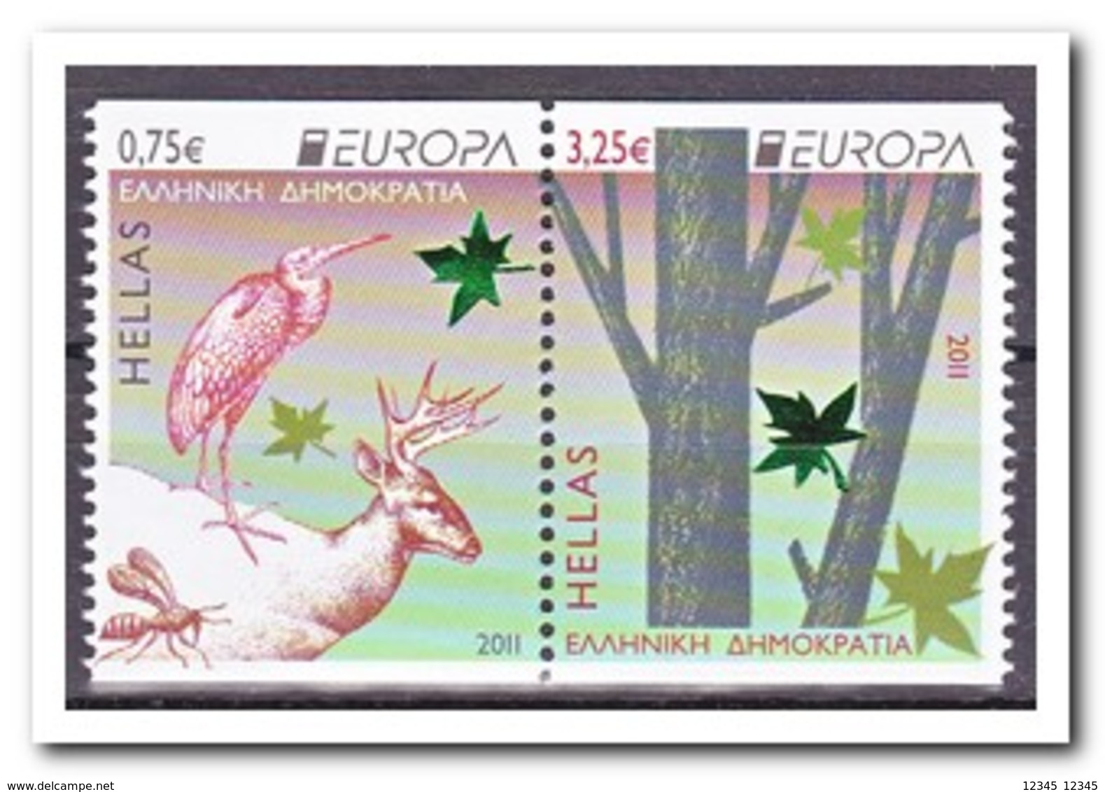 Griekenland 2011, Postfris MNH, Europe, Cept, Animals, Trees - Ongebruikt