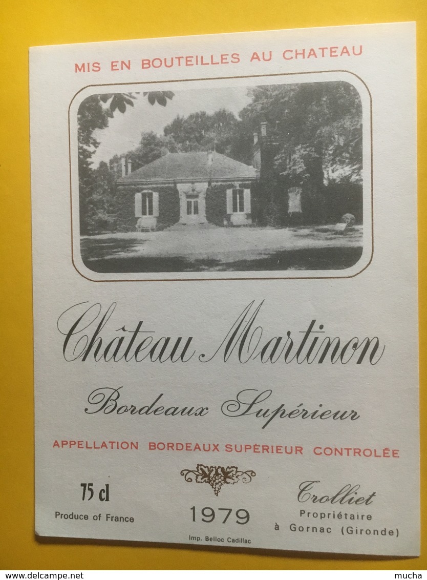 8257 - Château Martinon 1979 - Bordeaux