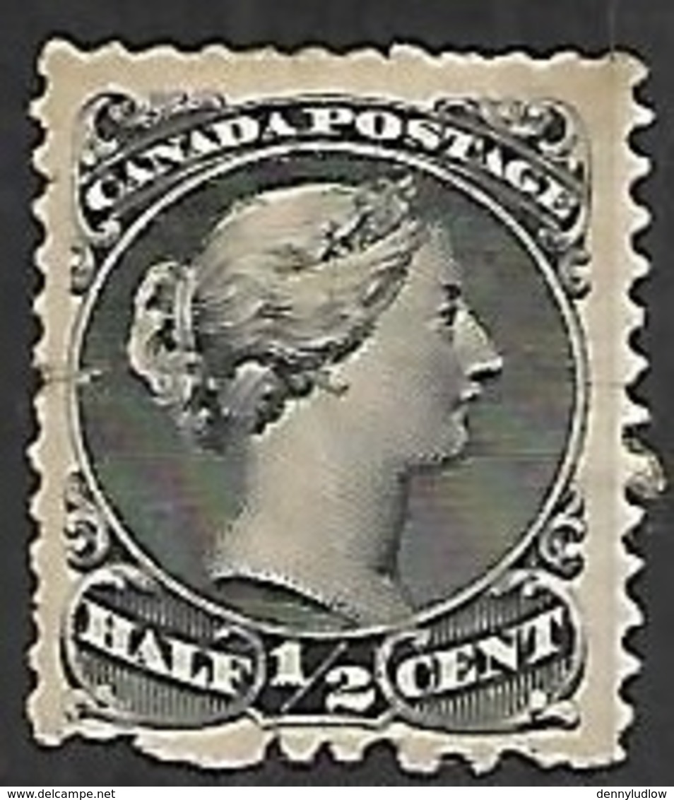 Canada   1873  Sc#21  1/2c  Perf 12   MH*   2016 Scott Value $110 - Unused Stamps