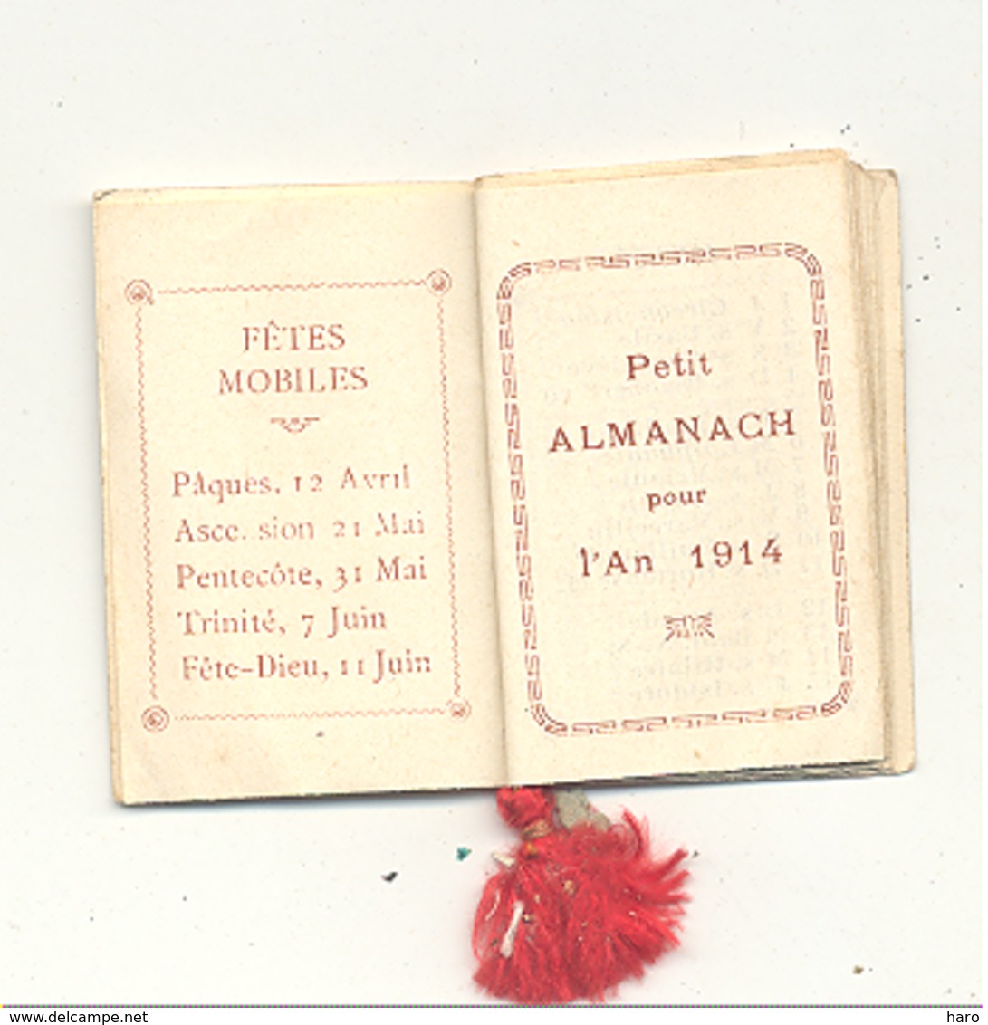 Calendrier - Mini Almanach De 1914 - Publicité : Papeterie SPEE - ZELIS à Liège (mel2) - Petit Format : 1901-20