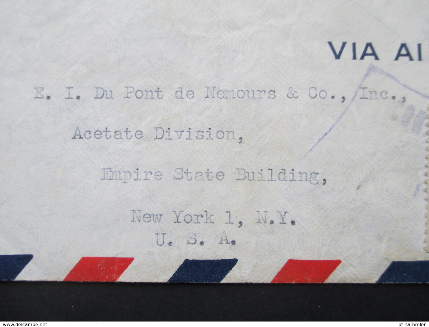 Zensurbeleg Nicaragua Air Mail / Luftpost Nach New York. Censurada. Examined By 6644 - Nicaragua