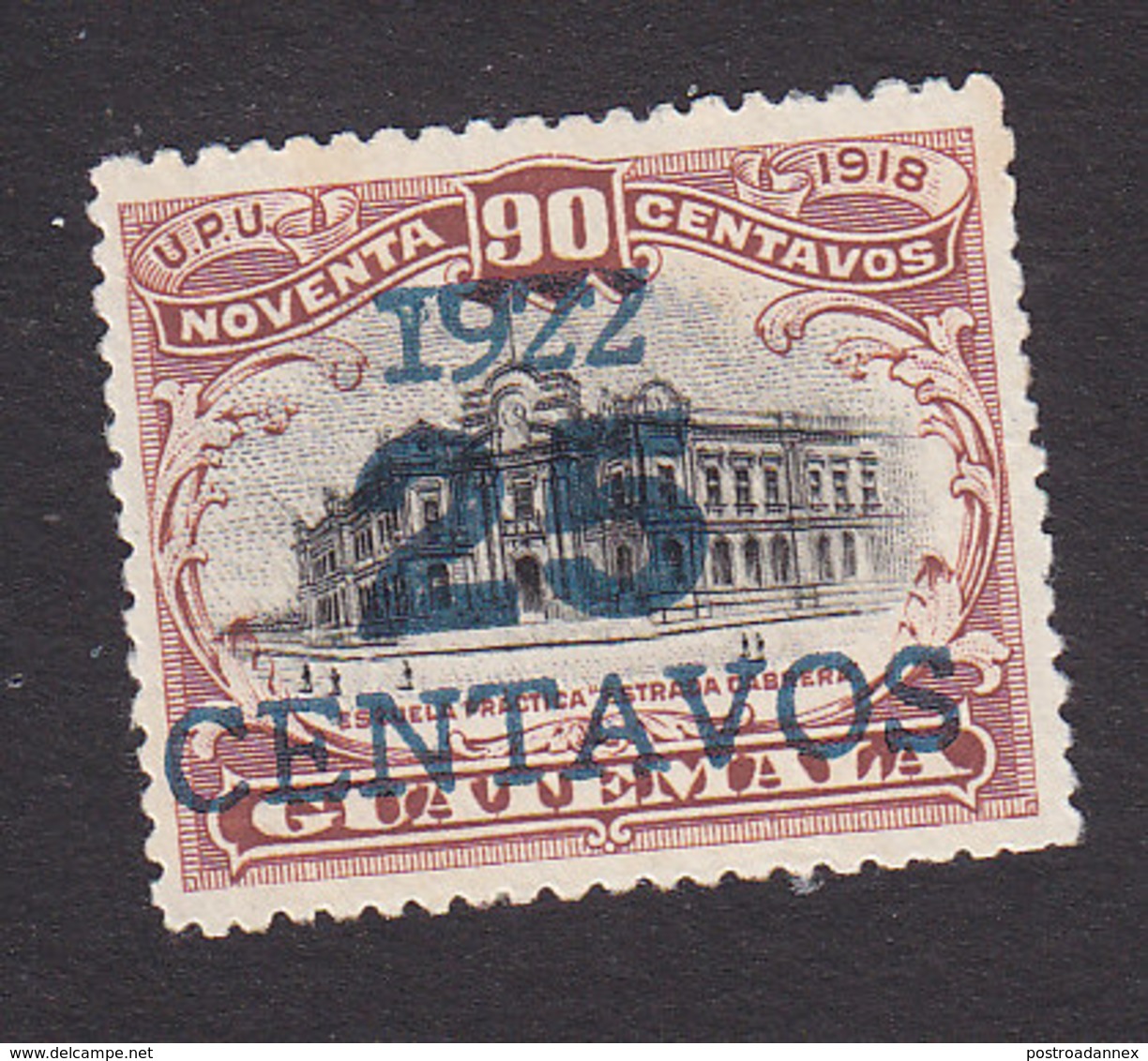 Guatemala, Scott #197d, Mint No Gum, School Surcharged, Issued 1922 - Guatemala