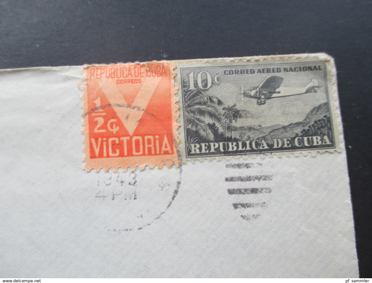 Zensurbeleg Kuba / Cuba 1943 Air Mail / Luftpost Nach Padroni Colorado. Censorship Mit Inhalt!! - Dominikanische Rep.