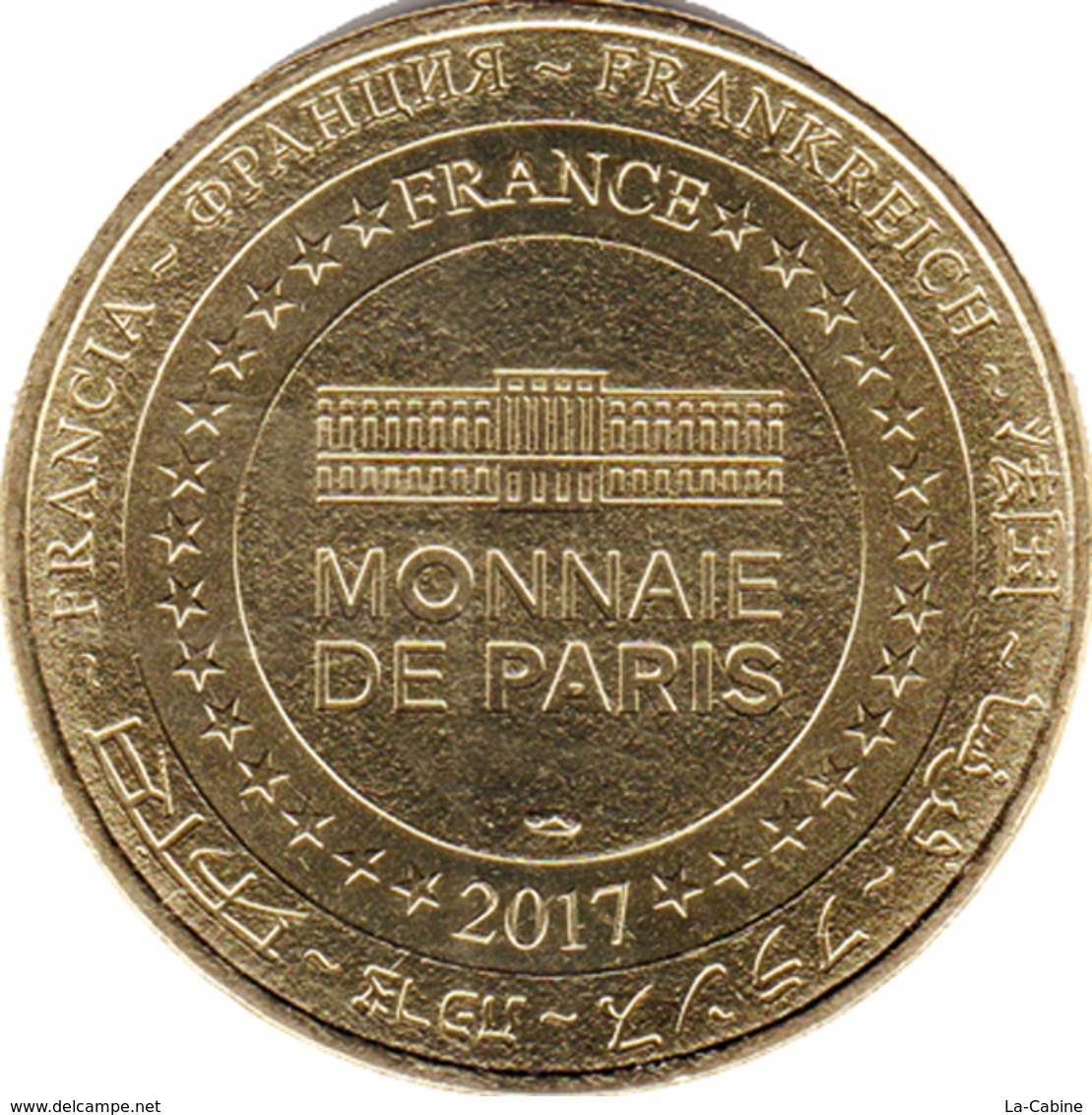 77 LUMIGNY PARC DES FÉLINS TIGRE MÉDAILLE MONNAIE DE PARIS 2017 JETON TOKENS MEDALS COINS TOURISTIQUE - 2017