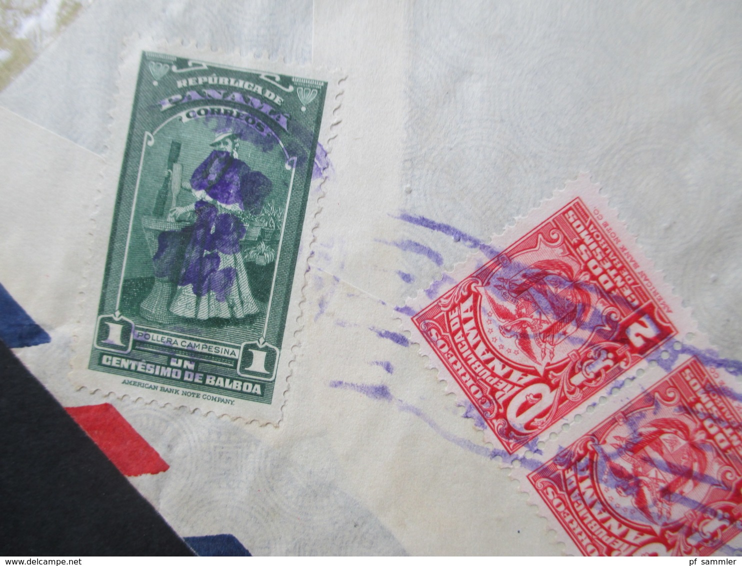 Zensurbeleg Panama 1944 Nach New York Gesendet!. Examined By 7074. Air Mail - Dominicaine (République)