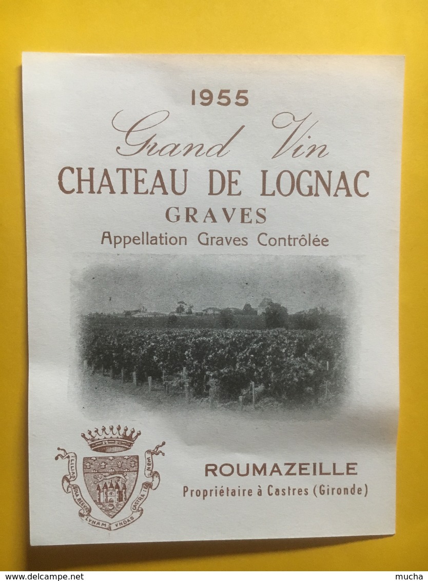 8288 - Château De Lognac 1955 Graves - Bordeaux