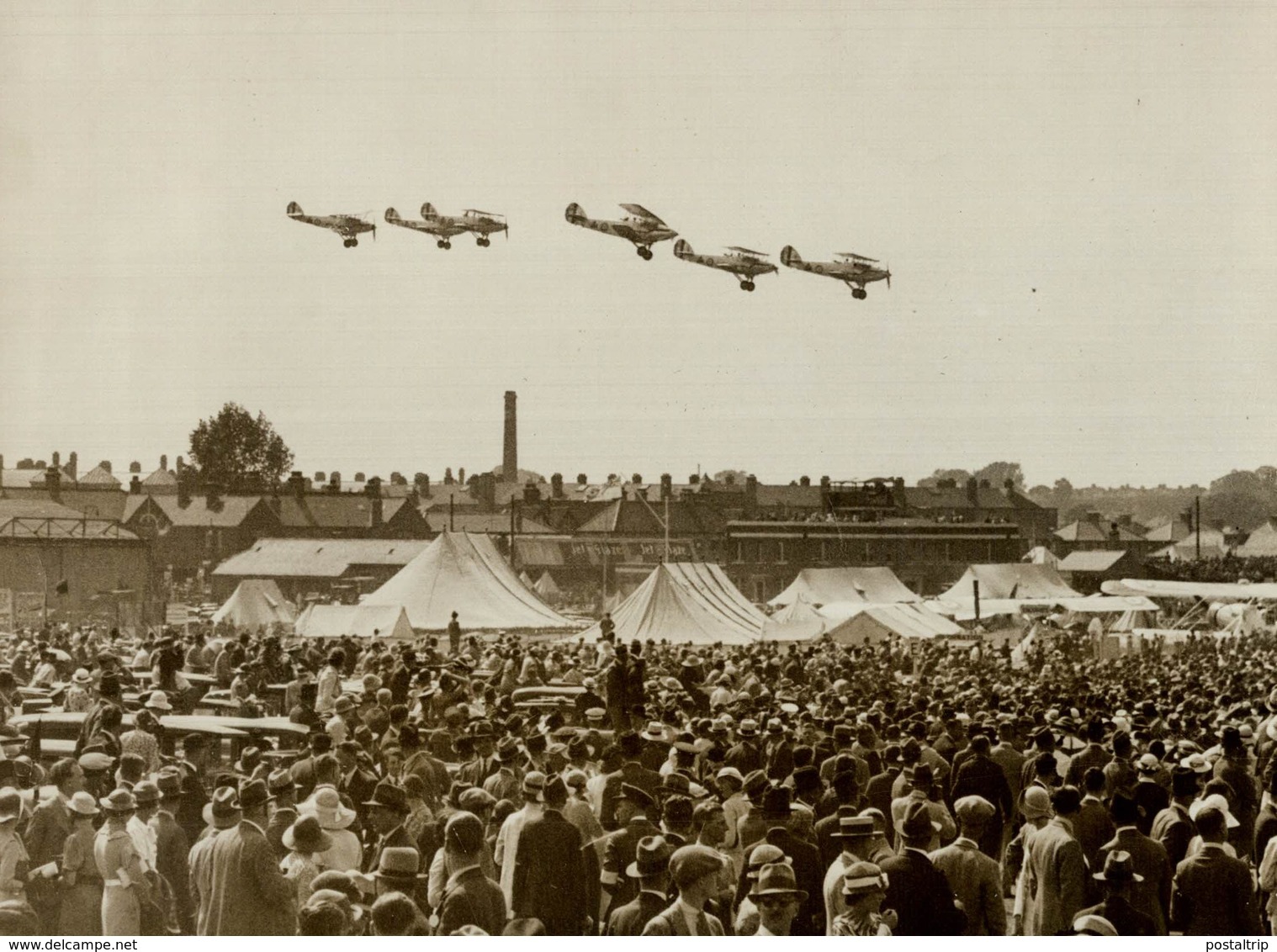 THE ROYAL AIR FORCE AT HENDON 1934    HAWKER AUDAX    19 * 14 CM Aviation, AIRPLAIN, AVION AIRCRAFT - Aviación