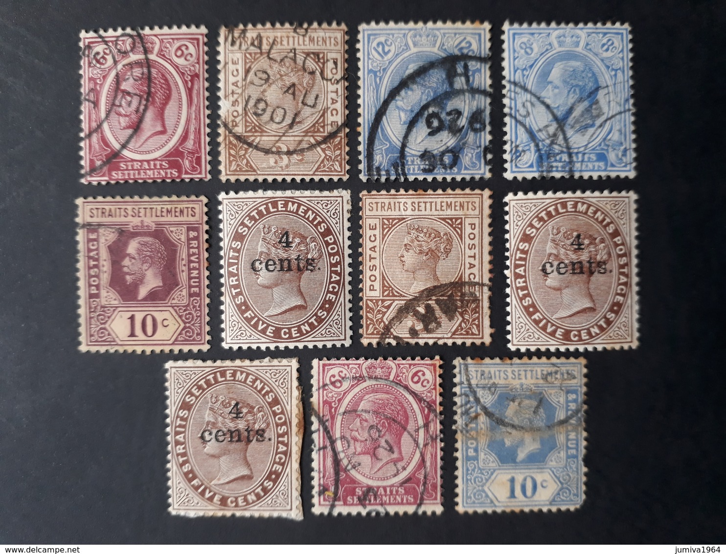 UK - Malaisie - Malaya - Straits Settlements - Lot Timbres Oblitérés - TB - Straits Settlements