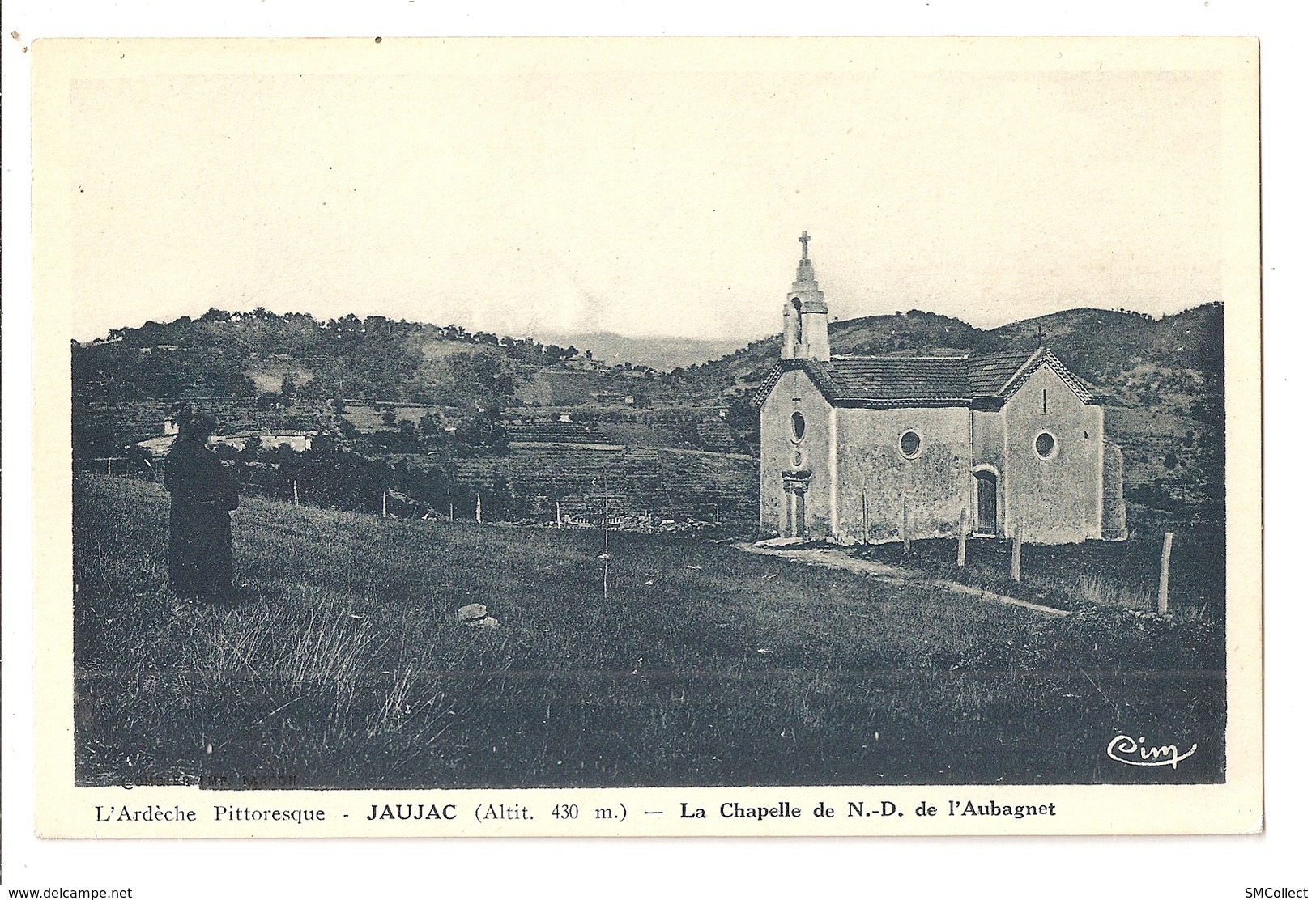 07 Jaujac, La Chapelle De Notre Dame De L'Aubagnet (2733) L300 - Autres & Non Classés