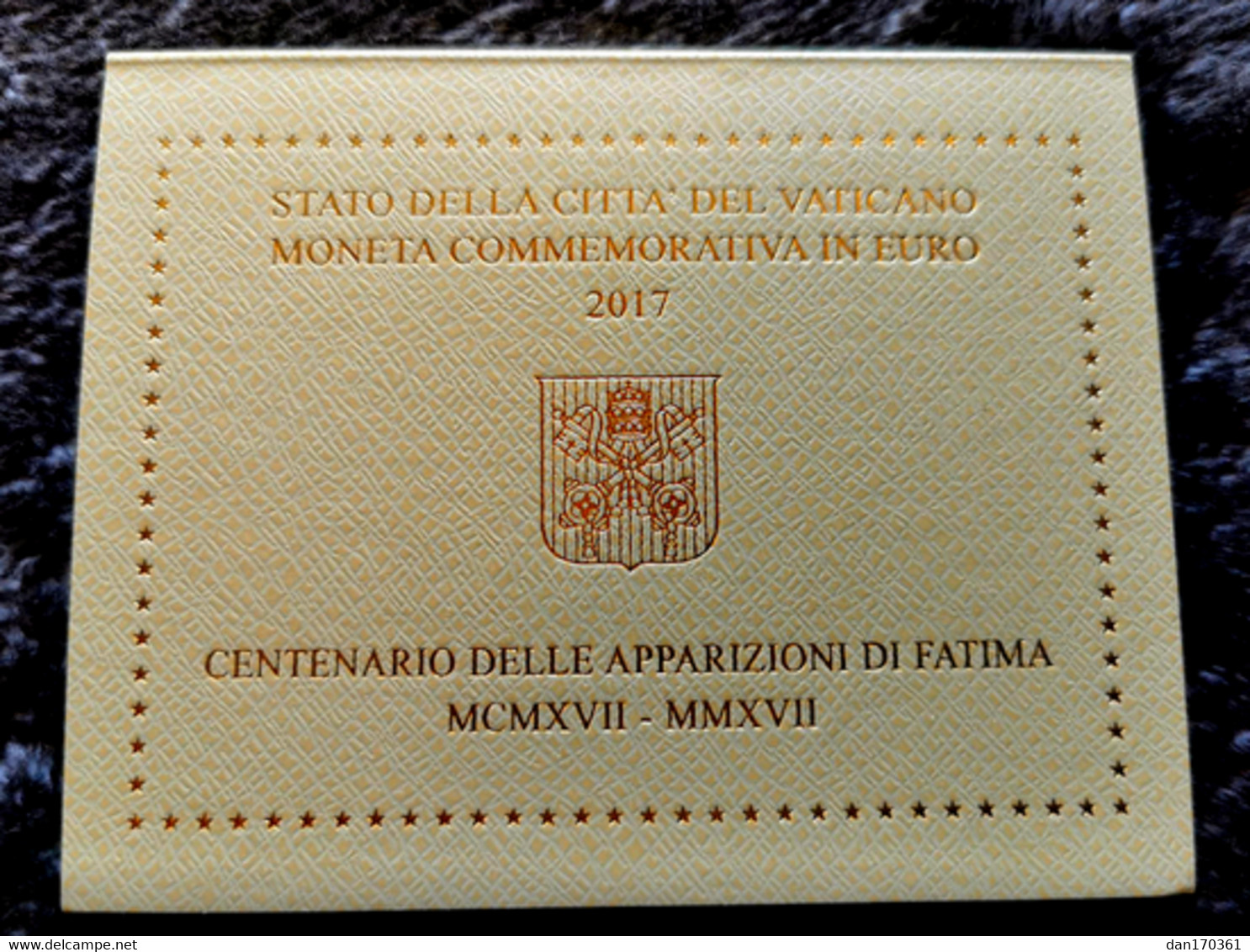VATICAN 2017 - 2 EUROS - COINCARD FATIMA - COULEUR - COULEUR - FARBE- COLORISEE - COULEURS - COLORED - COLOR - Vaticano