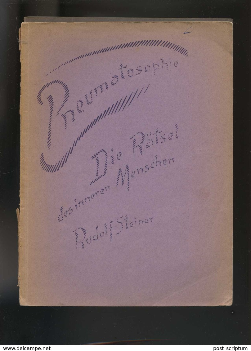 Livre En Allemand - Lot De 12 Livres De Rudolf Steiner - Autres & Non Classés