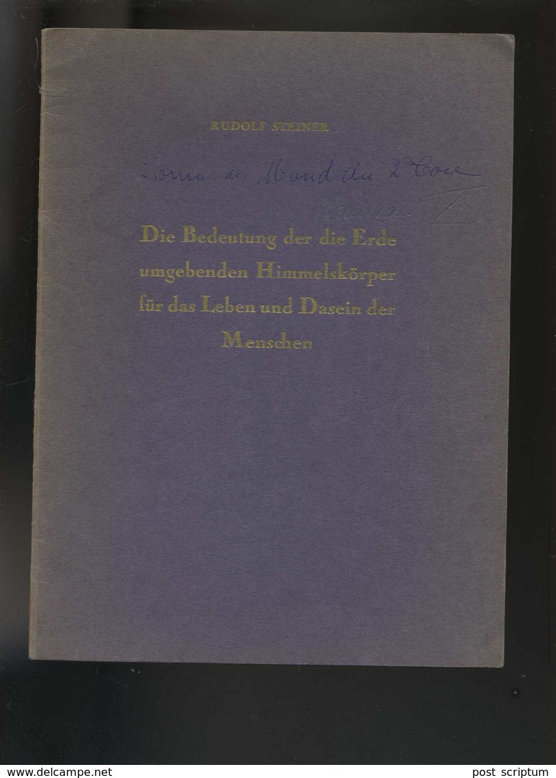 Livre En Allemand - Lot De 12 Livres De Rudolf Steiner - Altri & Non Classificati