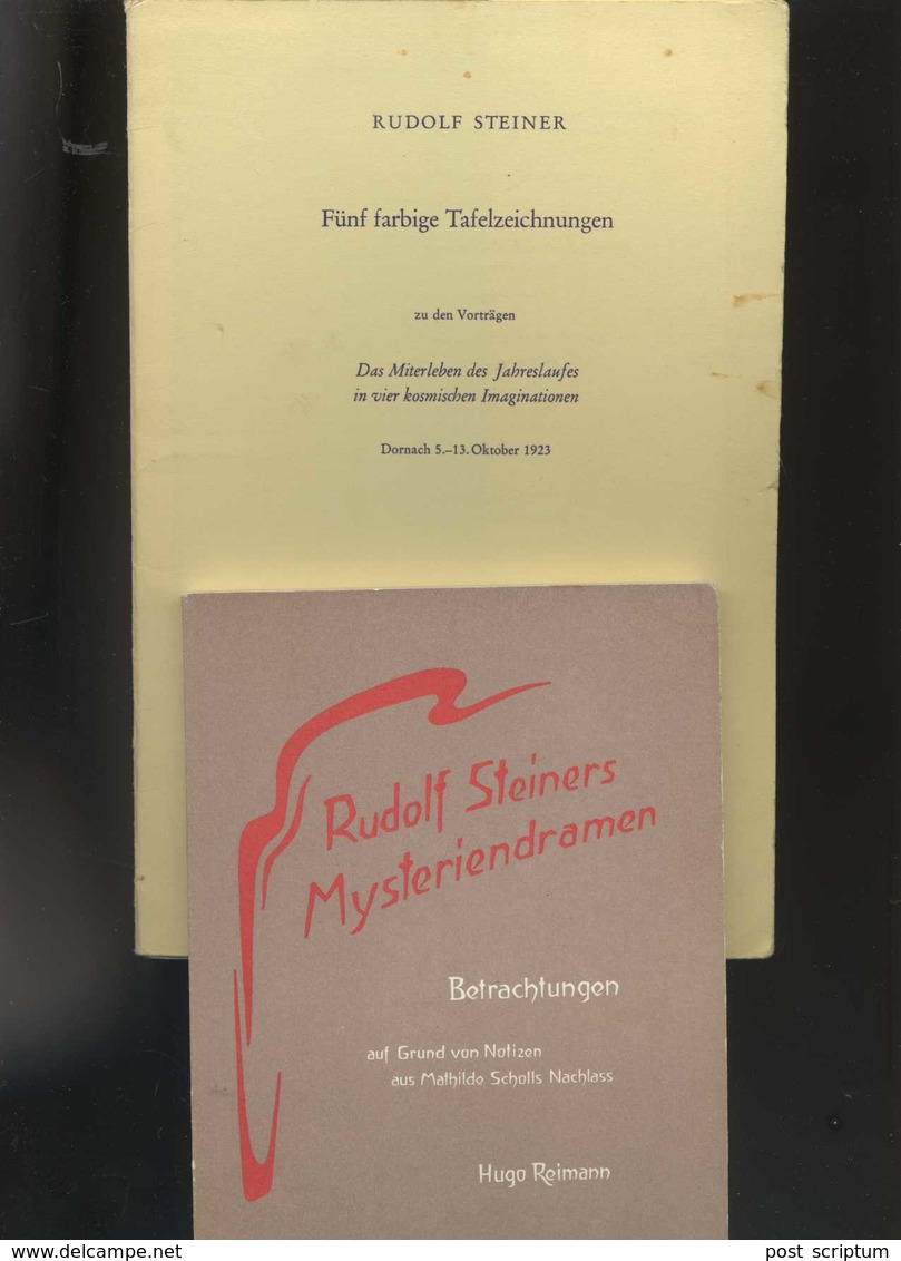 Livre en allemand - lot de 12 livres de Rudolf Steiner