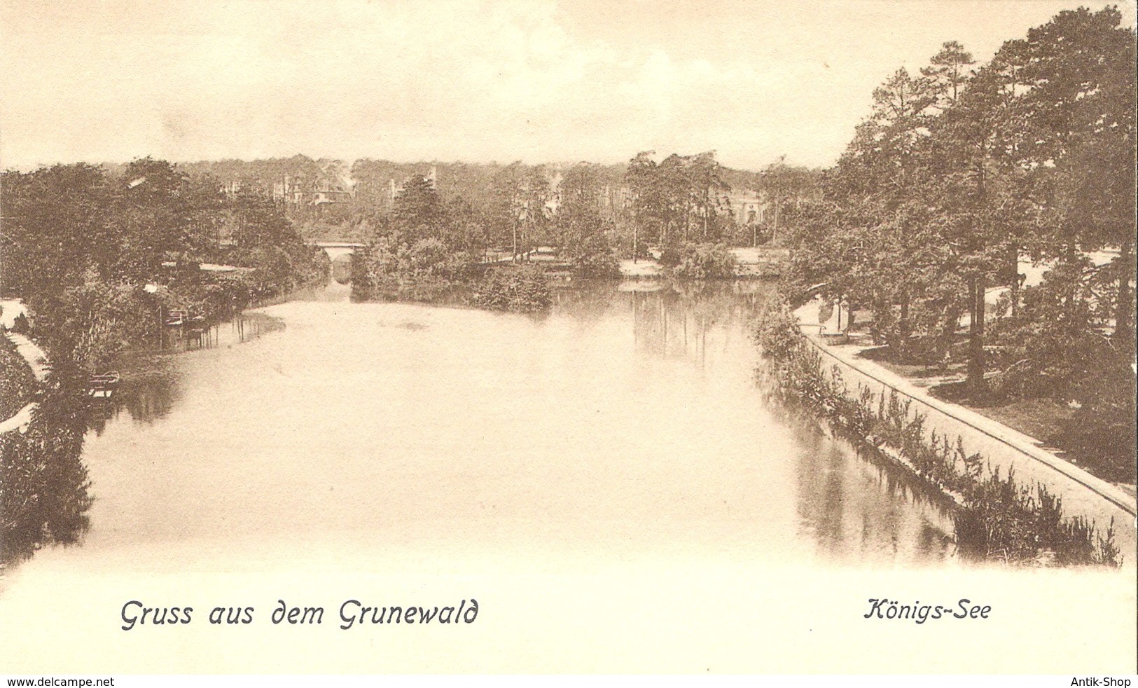 Gruss Aus Dem Grunewald V. 1904  Der Königssee  (091) - Grunewald