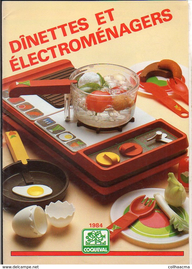 1984 Catalogue Jouets + Dépliant * Tarifs / Dinettes Et Electroménagers " Coqueval " Plastique Et Métal - Autres & Non Classés