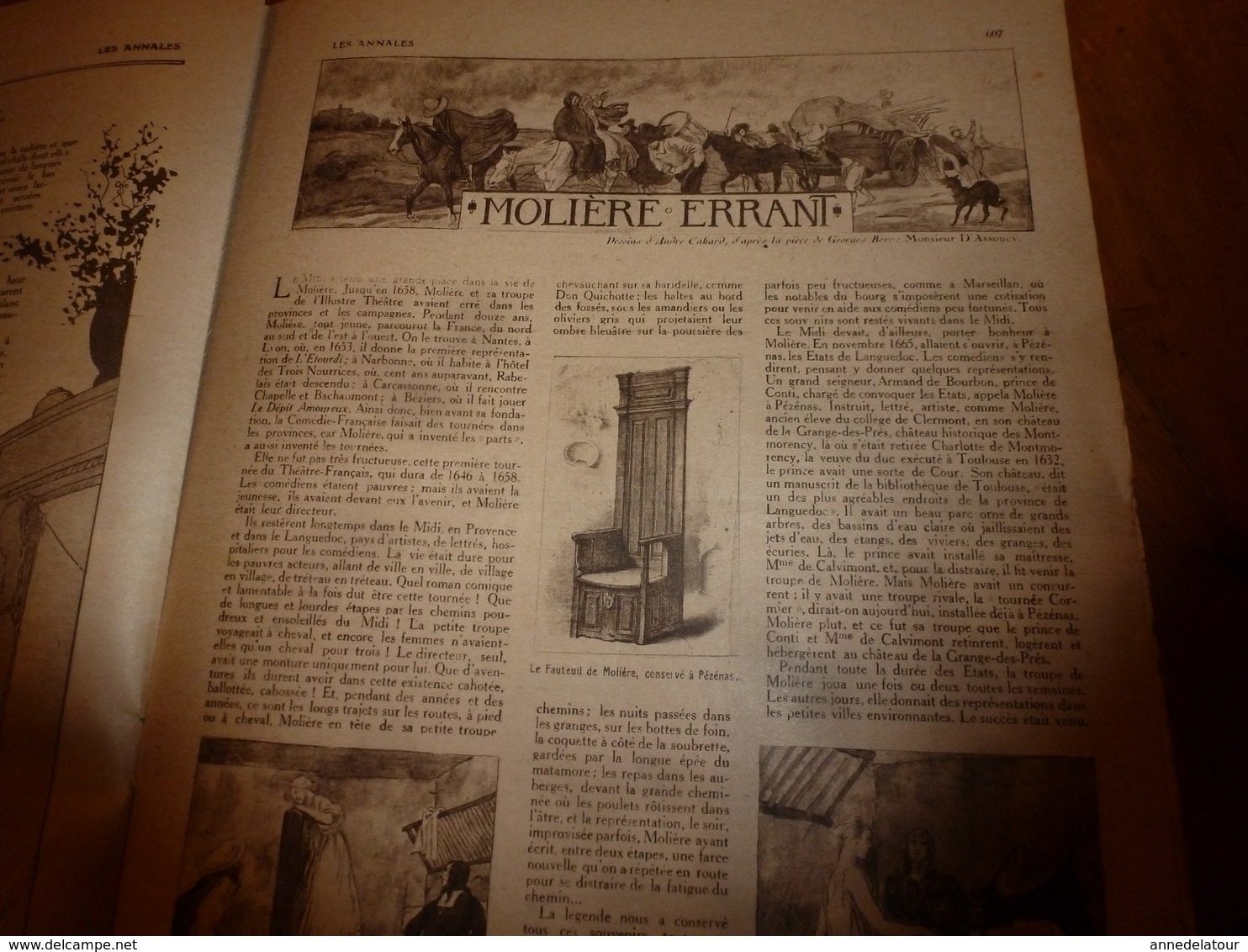 1919  LES ANNALES: Pub L'HIVER en SUISSE; Famille héroîque des GARIBALDI;Chanson NOËL de METZ;L'oeuvre de RENOIR;etc