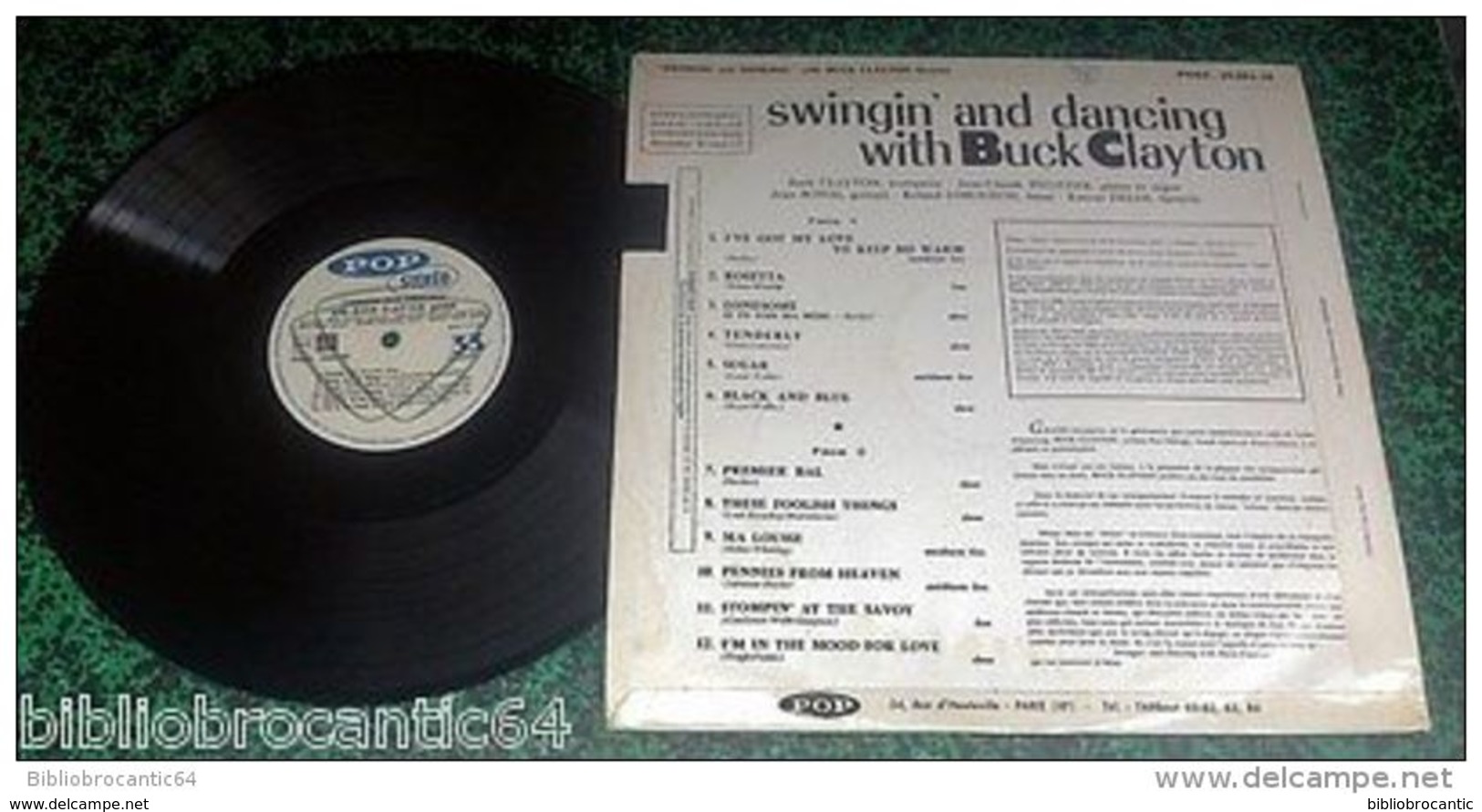 LP 30cm * SWINGING And DANCING With BUCK CLAYTON * < POP:  POST 19.001-30 (1959) - Jazz