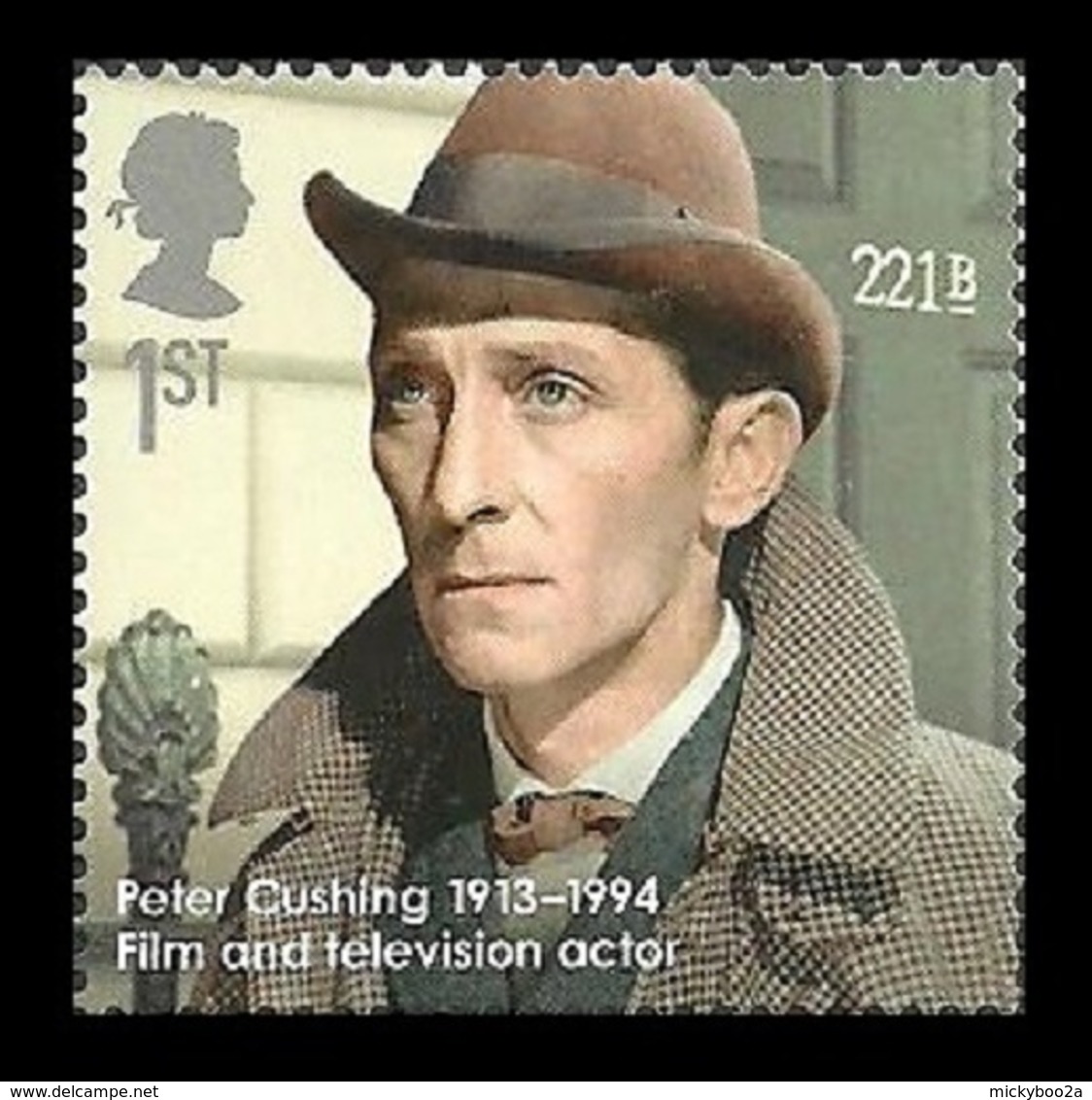 GB 2013 GREAT BRITONS PETER CUSHING SHERLOCK HOLMES DRACULA VALUE MNH - Unused Stamps