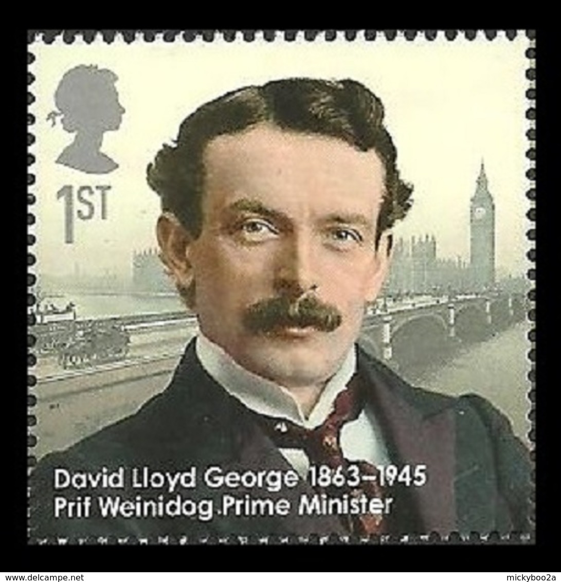 GB 2013 GREAT BRITONS LLOYD GEORGE WELSH PRIME MINISTER VALUE MNH - Unused Stamps