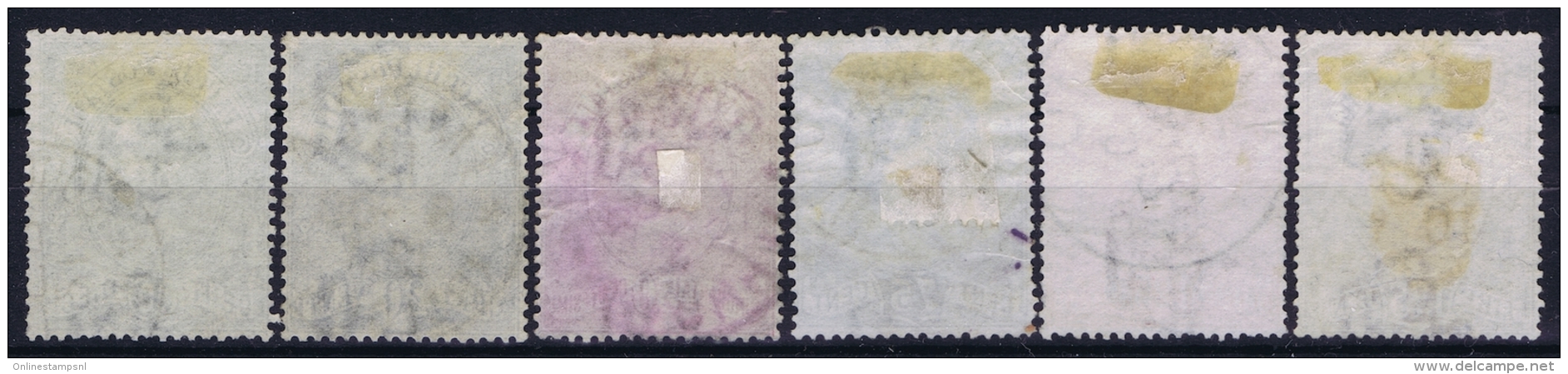 Italy: Sa 1- 6  Mi Nr 1 - 6  Obl./Gestempelt/used   1878 - Postpaketten