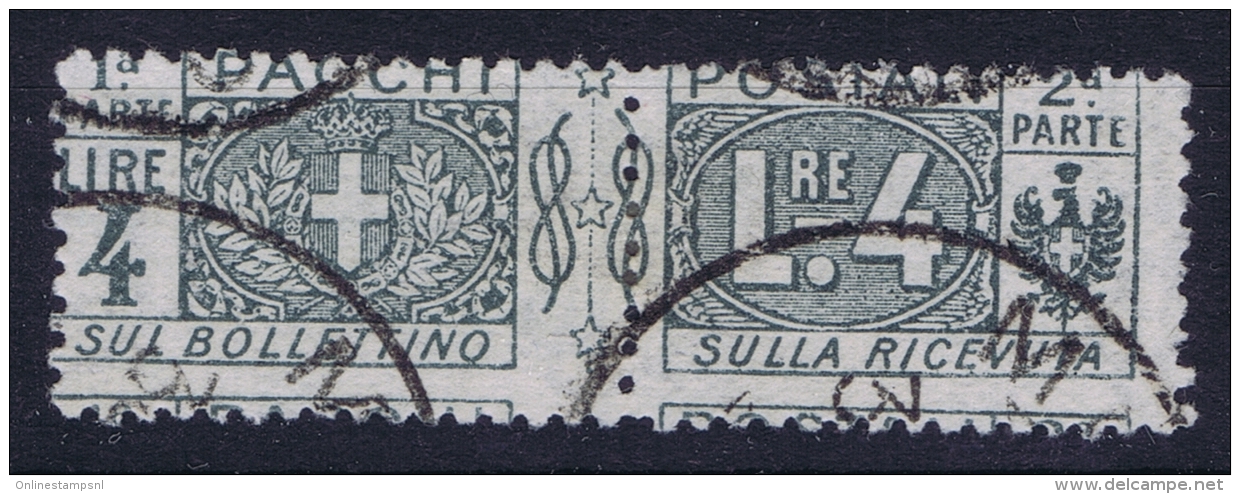 Italy: Sa 15 Obl./Gestempelt/used   1914 - Postpaketten