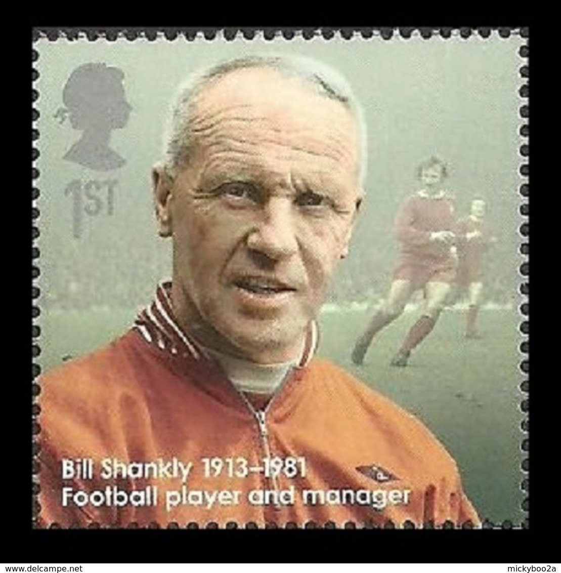 GB 2013 GREAT BRITONS BILL SHANKLEY FOOTBALL MANAGER FOOTBALLER VALUE MNH - Nuevos