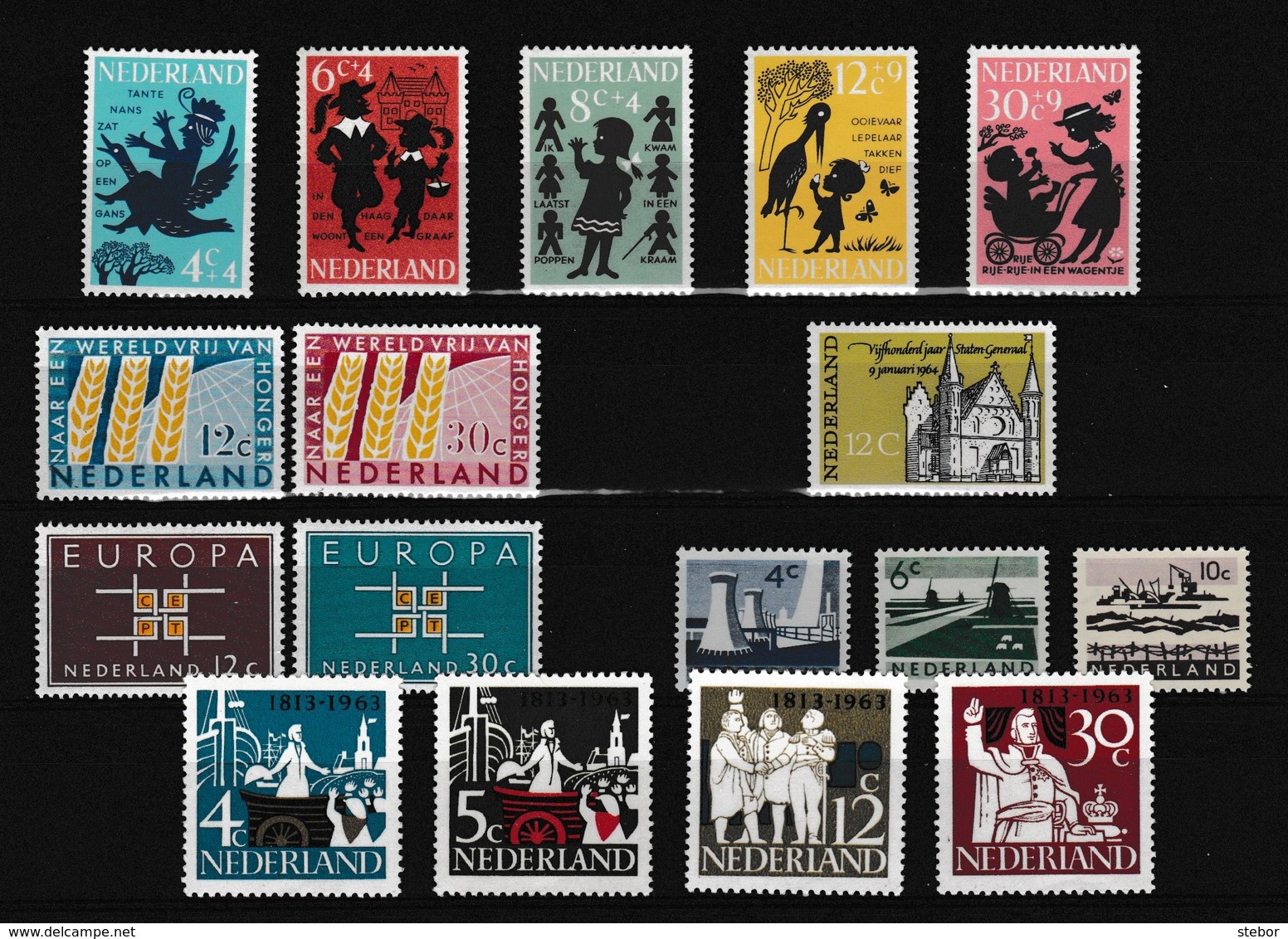 Nederland Kleine Verzameling **, Zeer Mooi Lot K814 - Collections (sans Albums)