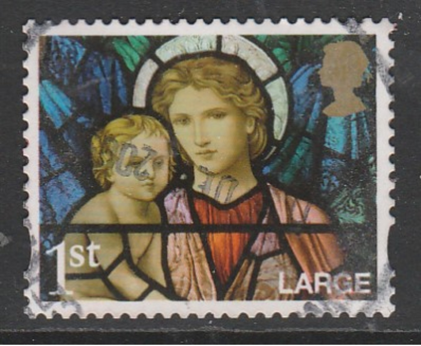 GB 2009 Christmas 1st Large  Multicolored S G 2995 0 Used - Used Stamps