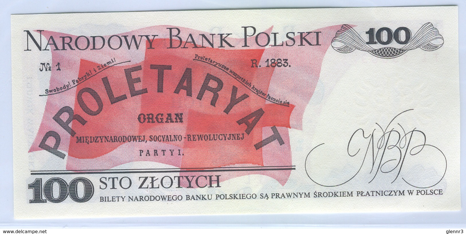 POLAND 143e 1986 100  Zlotych UNC - Poland