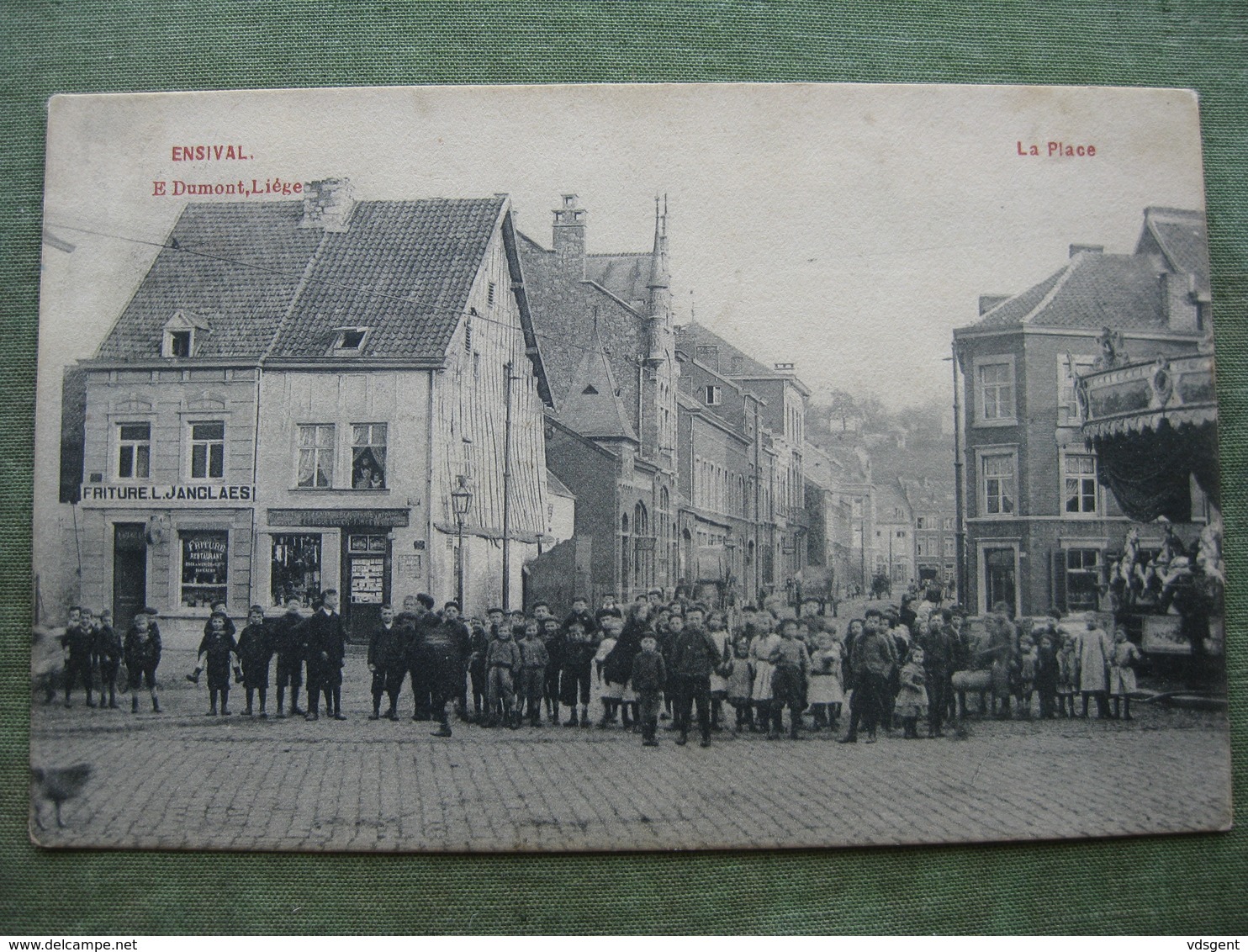 ENSIVAL - LA PLACE 1910 ( Scan Recto/verso ) - Verviers