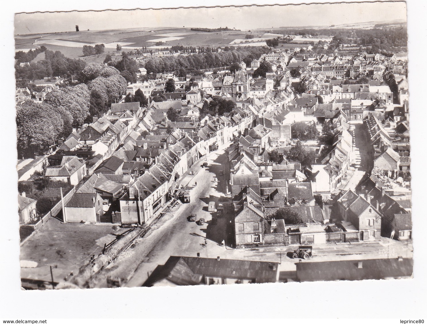 DOULLENS EN AVION AU DESSUS DOULLENS - QUARTIER ANDRE TAMPEZ - Doullens