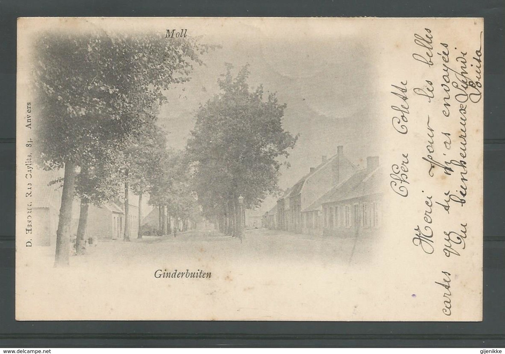 Cpa  Ginderbuiten Moll 1901 - Mol