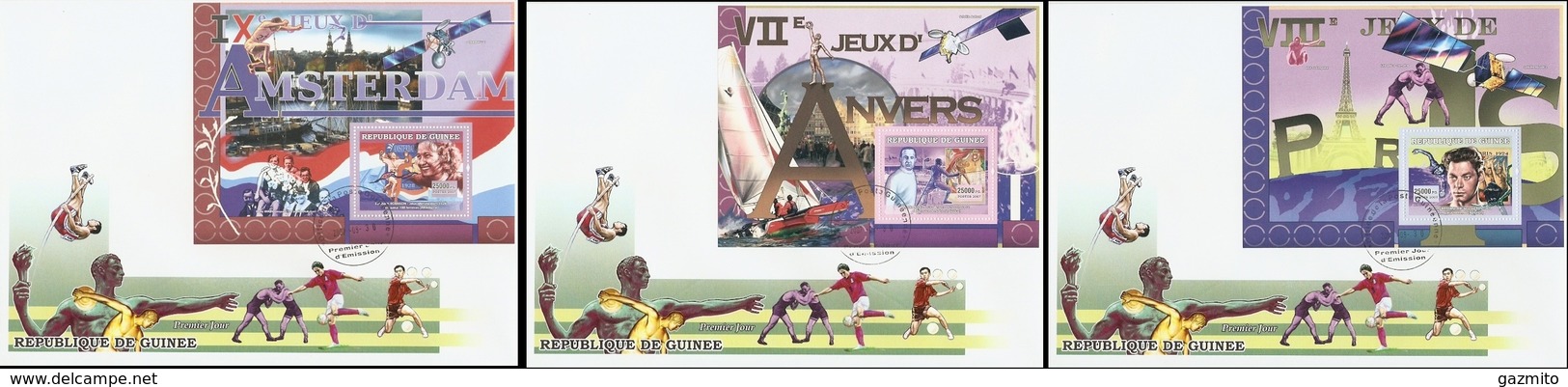 Guinea 2007, Olympic Games, Satellites, 3BF In 3FDC - Afrika