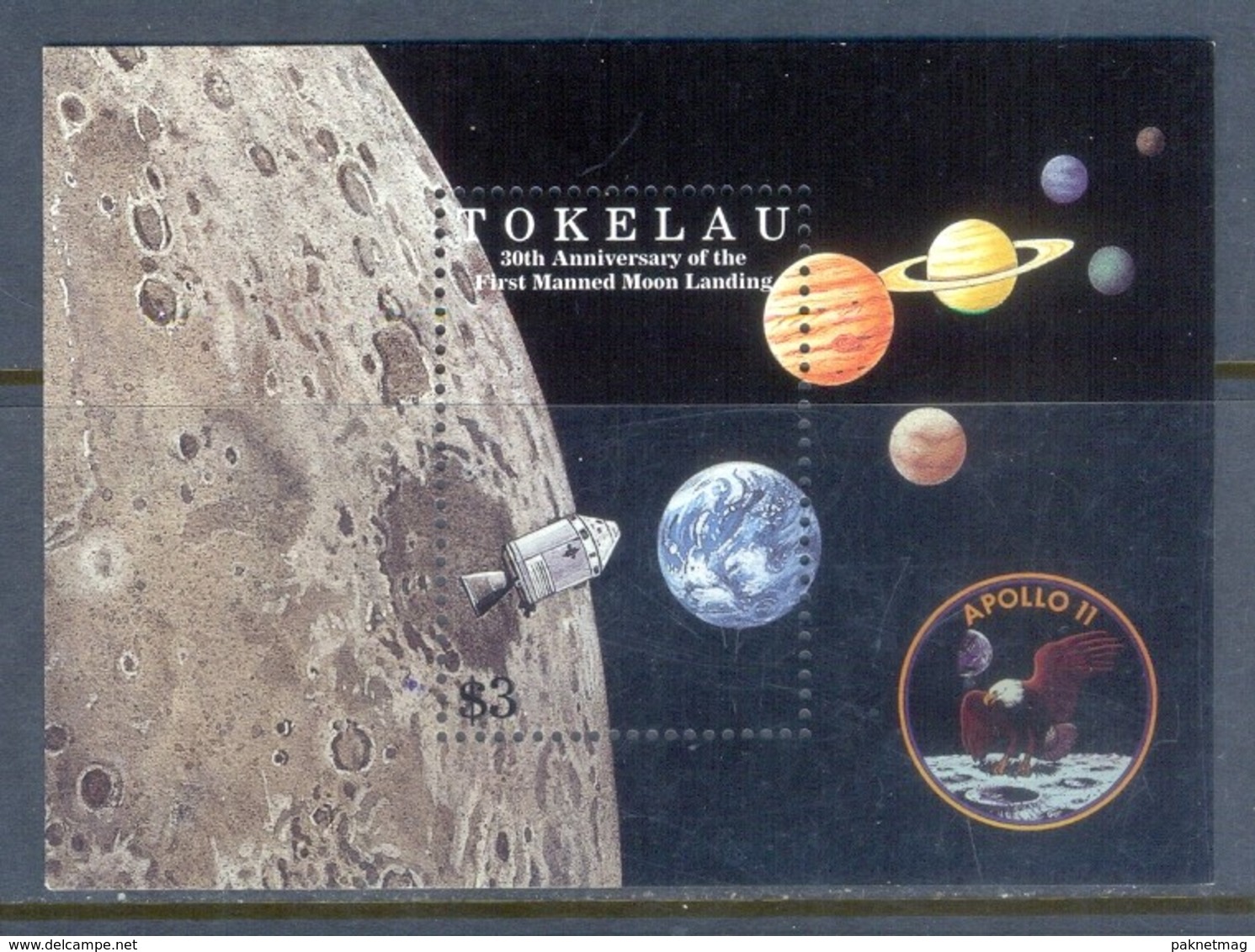 H57- Tokelau 1999. 30th Anniversary Of 1st Moon Landing. - Other & Unclassified