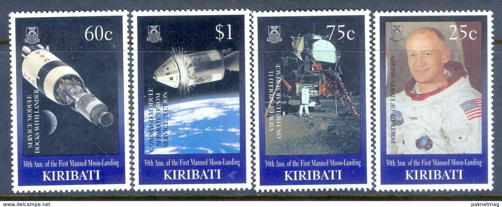 H58- Kiribati 1999. 30th Anniversary Of 1st Moon Landing. - Other & Unclassified