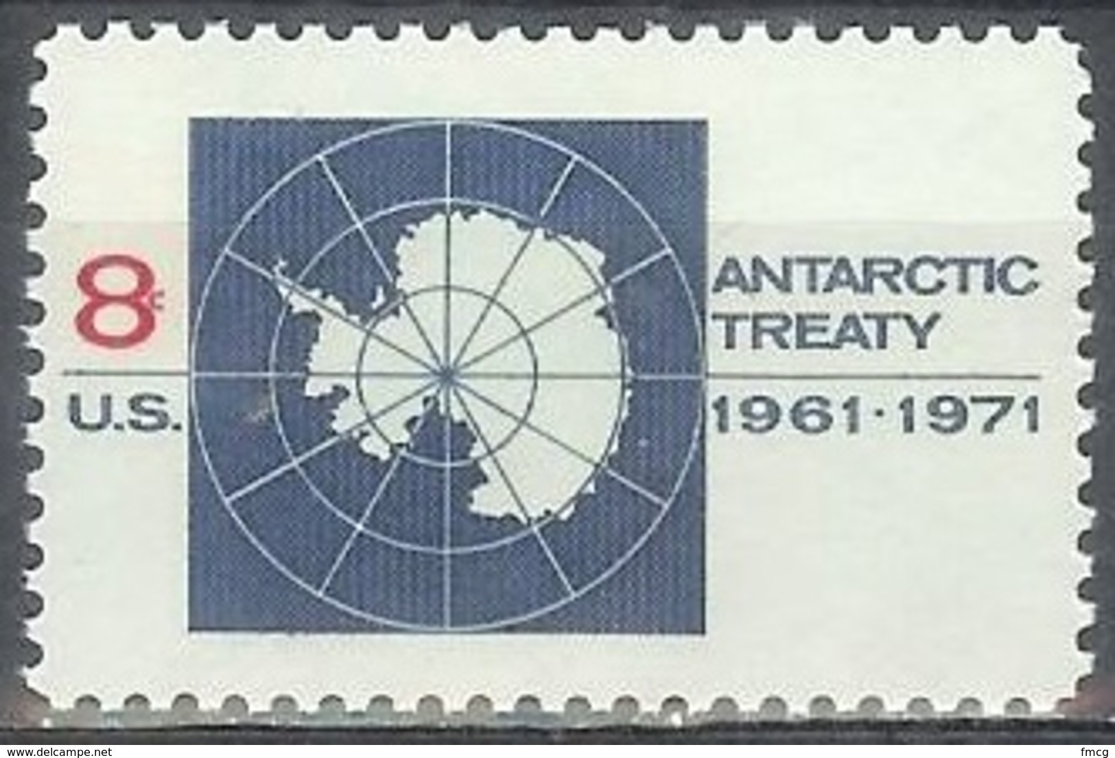 1971 8 Cents Antarctica Mint Never Hinged - Unused Stamps