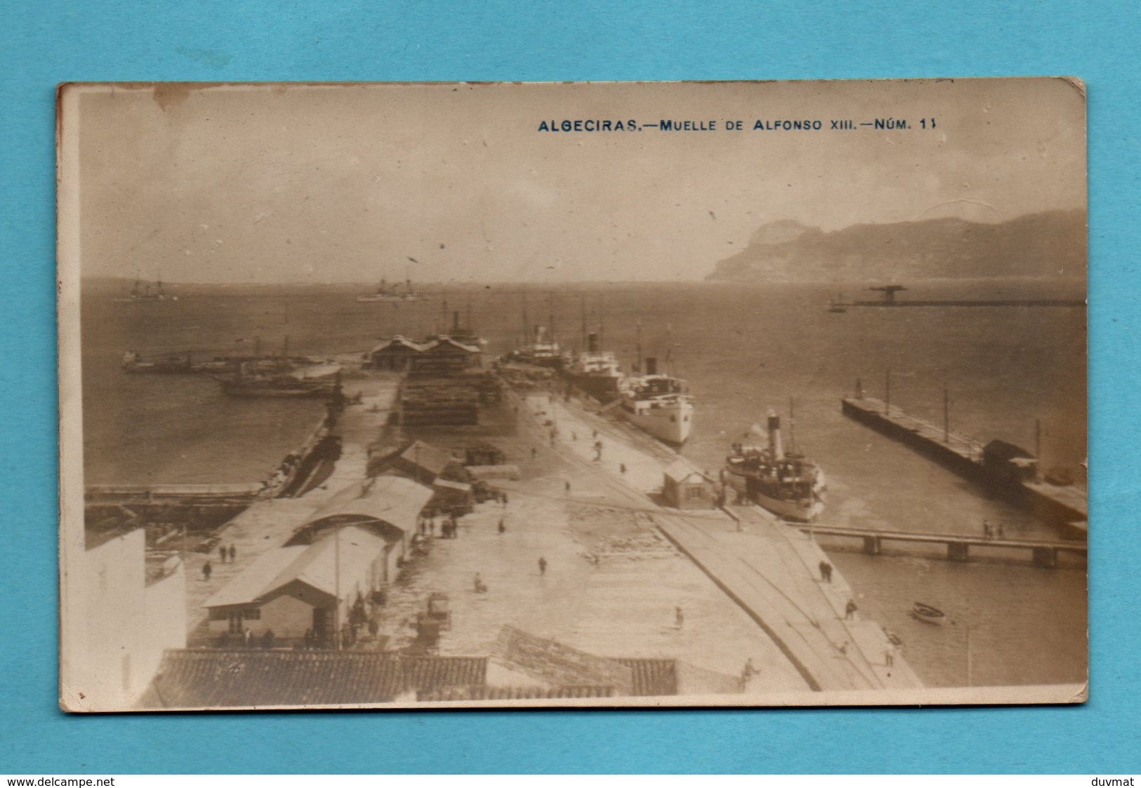 Espagne Espana Andalucia Algeciras Muelle De Alfonso XIII ( Format 8,5 X 14 ) - Otros & Sin Clasificación