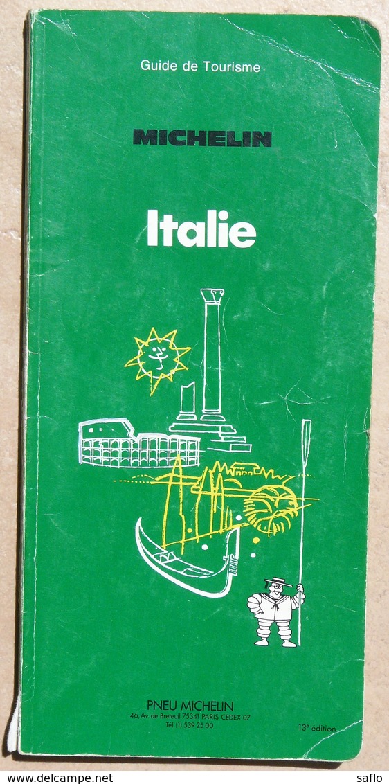 GUide Vert Michelin Italie 1982 - Michelin (guides)