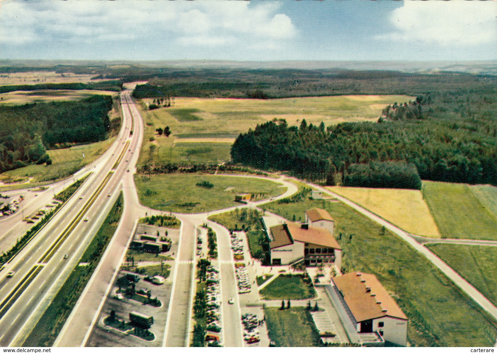 ALLEMAGNE,autobahn Rasthaus Motel,steigerwald,sudseit E,das Rasthaus Vor Dem Grobraum,180km Frankfurt,autoroute Aérodrom - Kassel