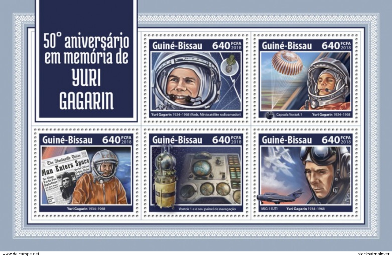 Guinea Bissau 2018 Space Yuri Gagarin   S201804 - Guinea-Bissau